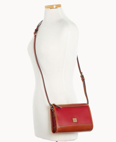 Pebble Grain Zip Crossbody