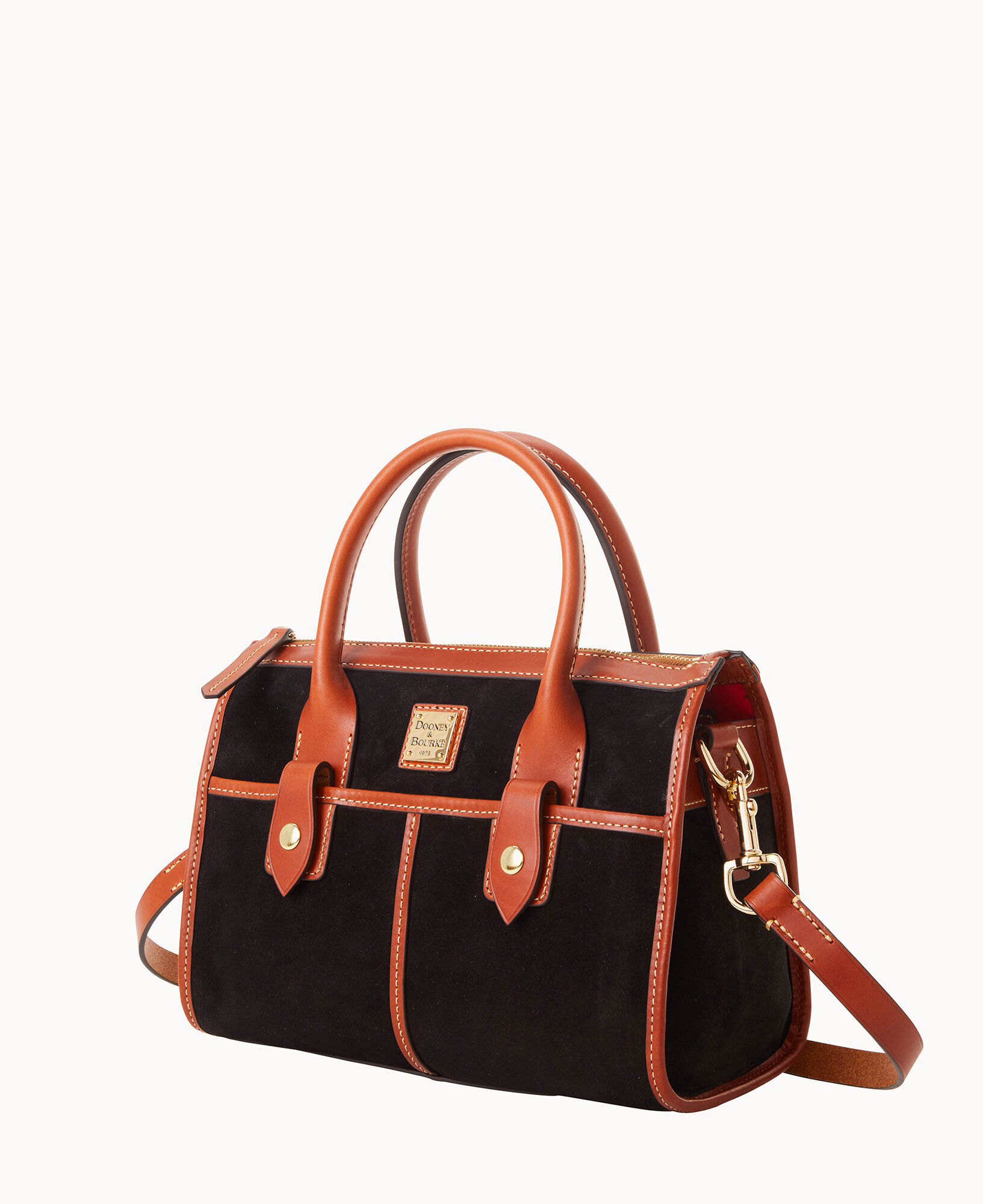 Dooney & bourke suede satchel clearance