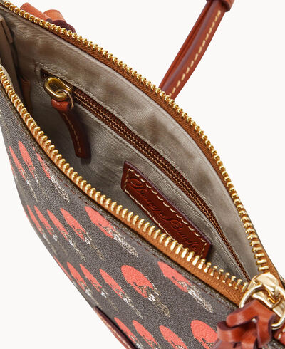 NFL Browns North South Top Zip Crossbody