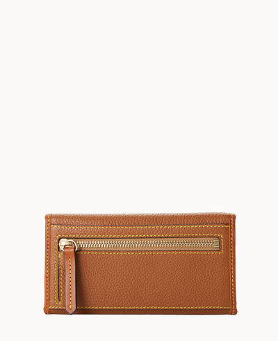 Pebble Grain Continental Clutch