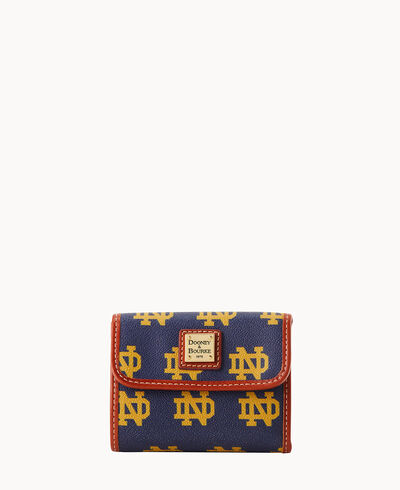 Collegiate University of Notre Dame Flap Credit Card Wallet