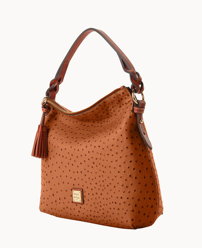 Ostrich Twist Strap Hobo