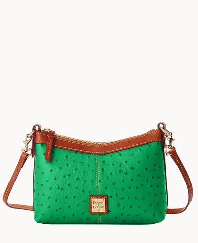 Ostrich Crossbody Pouch