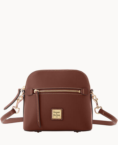 Saffiano Domed Crossbody