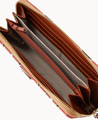 NFL 49ers Large Zip Around Wristlet