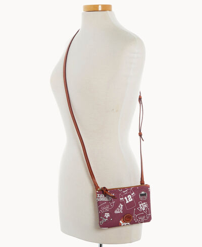 Collegiate Texas AM Top Zip Crossbody