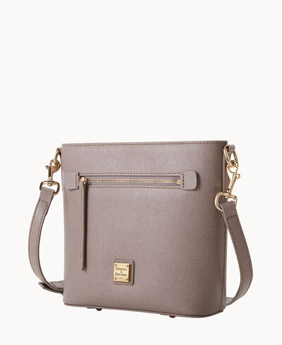 Saffiano Small Zip Crossbody