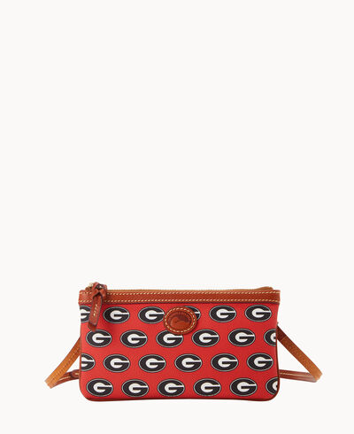 Collegiate University of Georgia Large Slim Crossbody