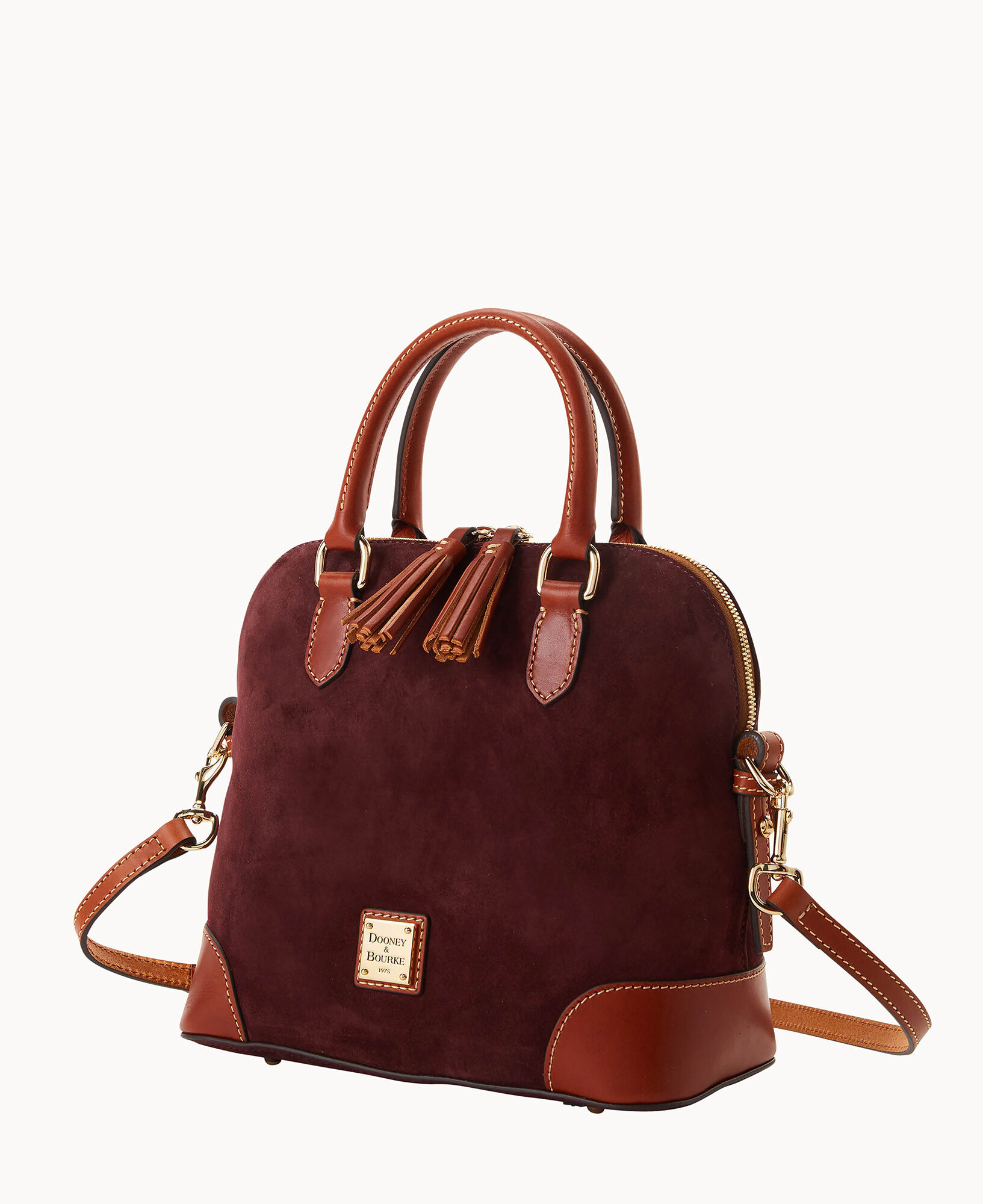 Dooney & bourke suede gia satchel best sale