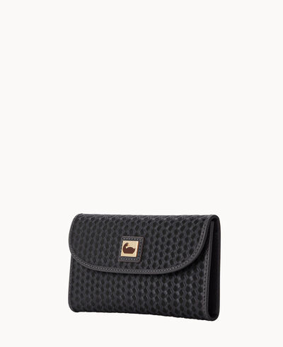 Camden Woven Continental Clutch