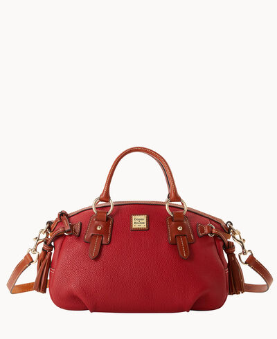 Pebble Grain Medium Mail Satchel