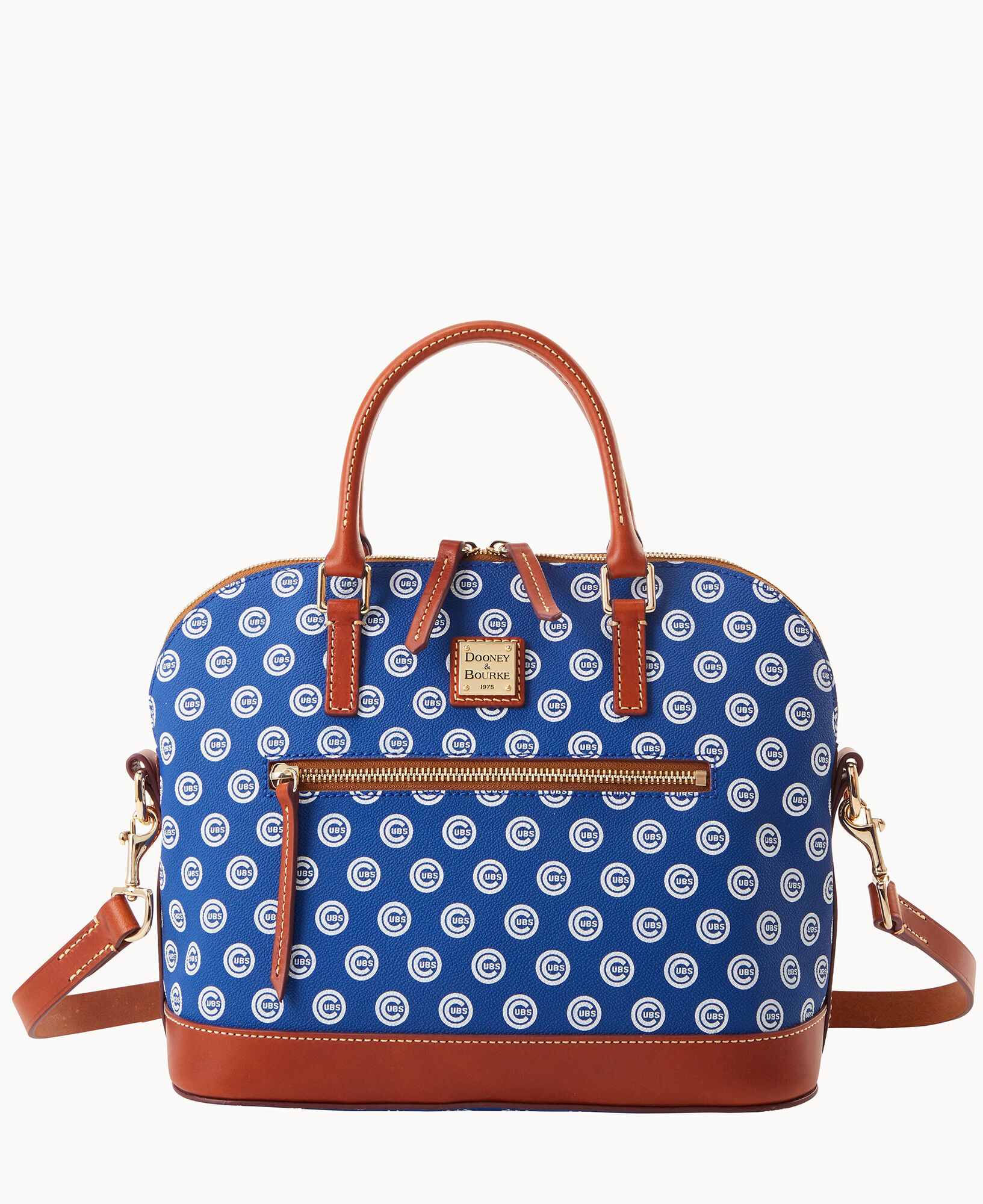 Dooney Bourke MLB Cubs Domed Zip Satchel