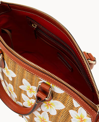 Plumeria Domed Satchel
