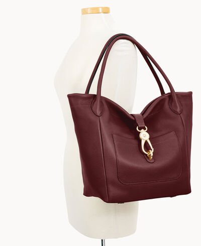 Belvedere Logo Lock Tote