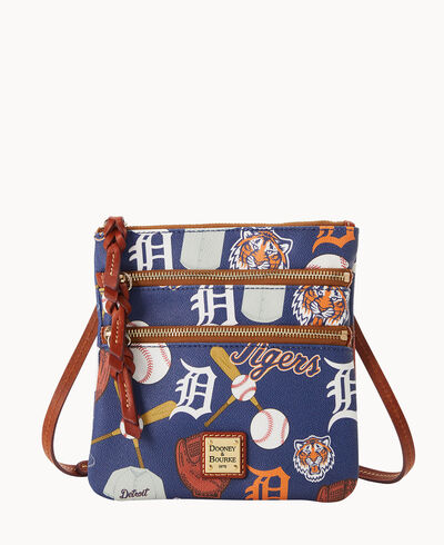 MLB Tigers N S Triple Zip Crossbody