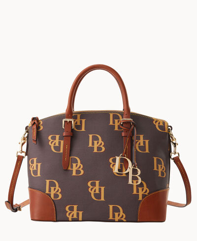 Monogram Domed Satchel