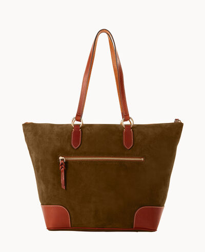 Suede Career Tote