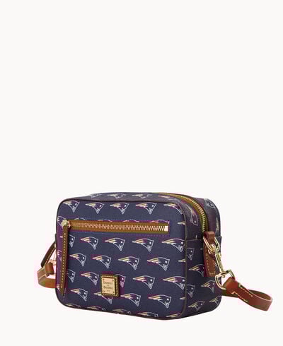NFL Patriots Camera Zip Crossbody