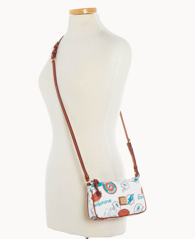 NFL Dolphins Lexi Crossbody Sm Coin Case