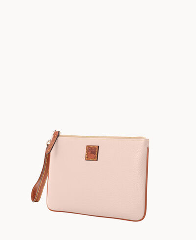 Pebble Grain Large Wristlet