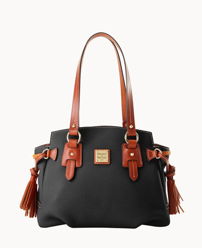 Pebble Grain Small Winged Shopper