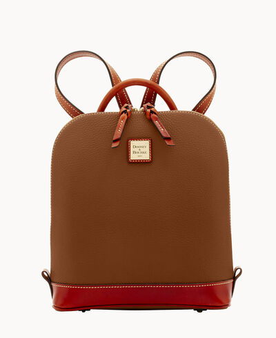 Pebble Grain Zip Pod Backpack