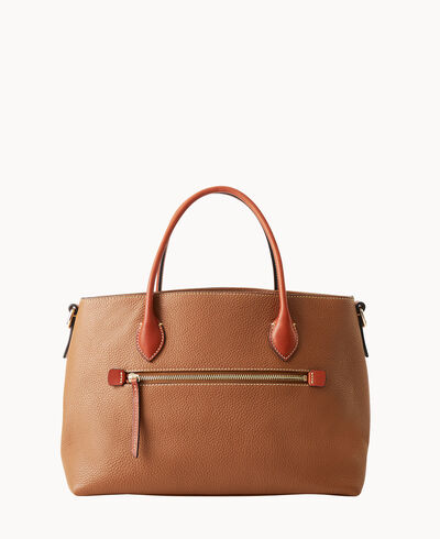 Pebble Grain Large Handle Tote