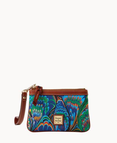 Plumes Medium Wristlet