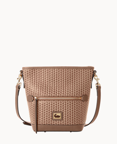 Camden Woven Mini Hobo Crossbody