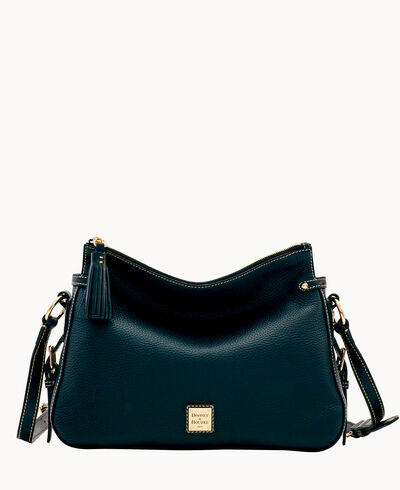 Pebble Grain Scarlett Crossbody Sac