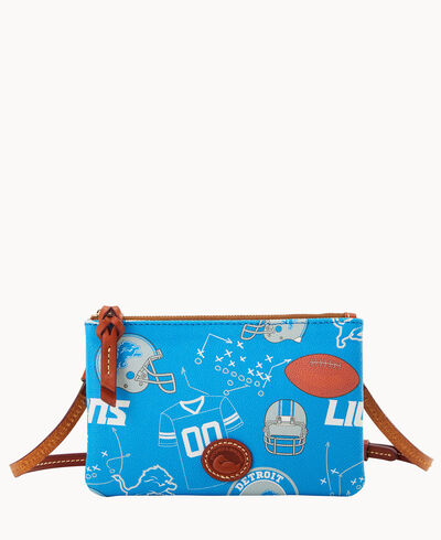 NFL Lions Top Zip Crossbody