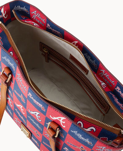 MLB Braves Zip Tote