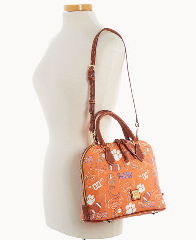 Collegiate Clemson University Zip Zip Satchel