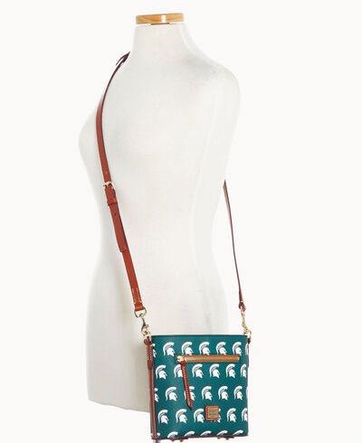 NCAA Michigan State Small Zip Crossbody