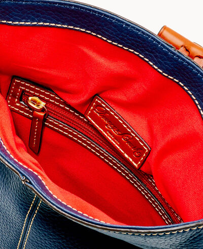 Pebble Grain Toggle Crossbody