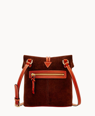 Suede Toggle Crossbody