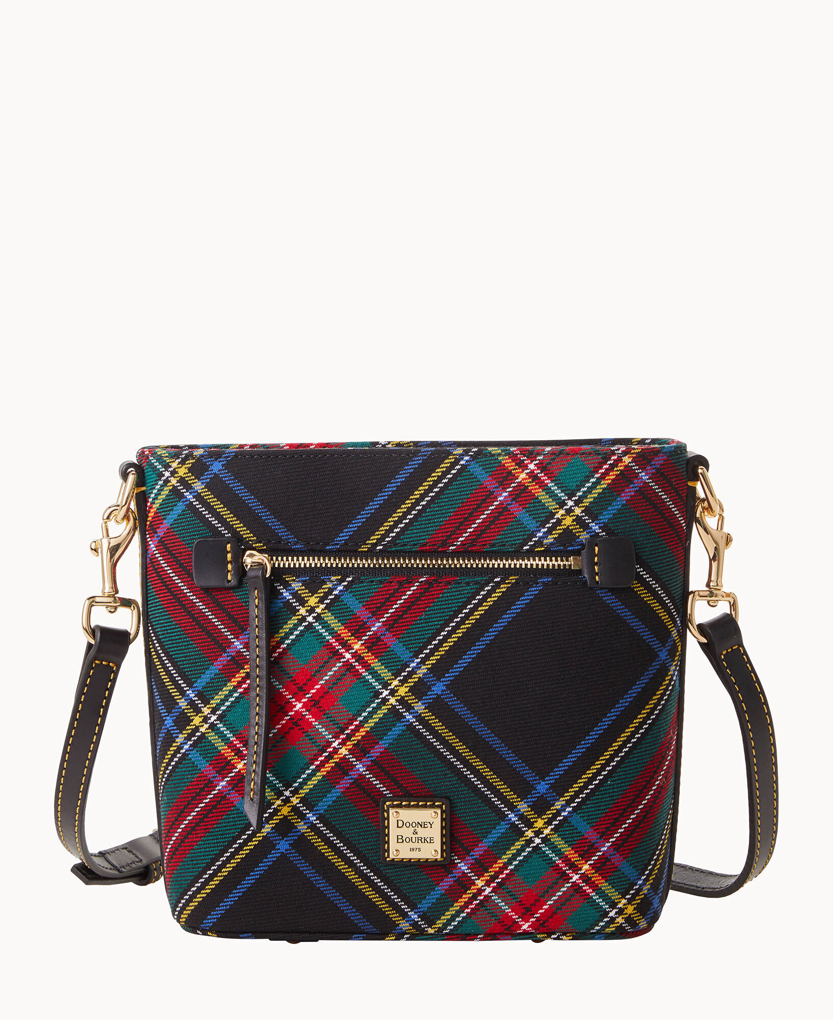 Dooney Bourke Tartan Small Zip Crossbody