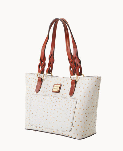 Ostrich Small Gretchen Tote