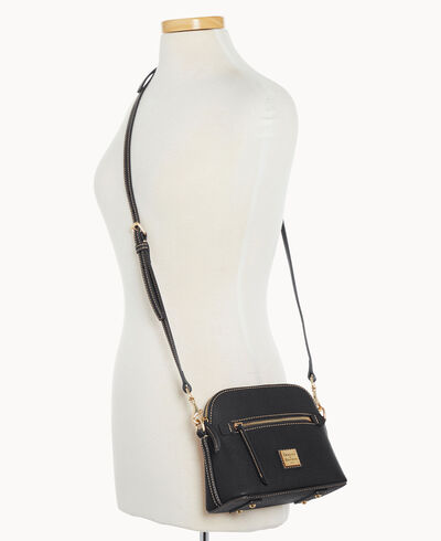 Saffiano Domed Crossbody