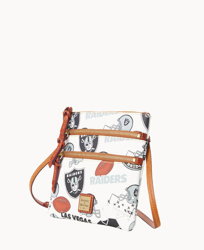 NFL Raiders N S Triple Zip Crossbody