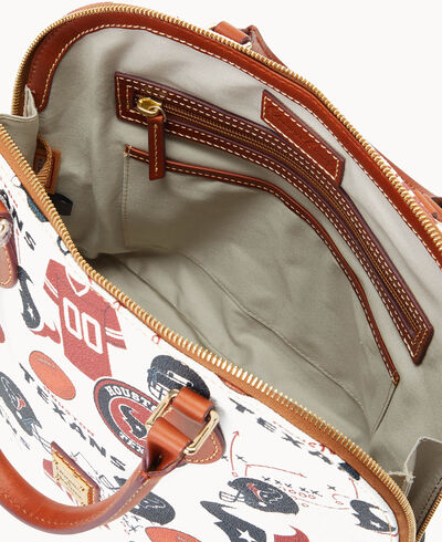 NFL Texans Zip Zip Satchel