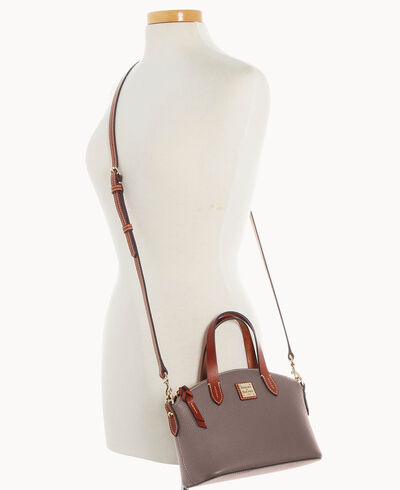 Pebble Grain Ruby Bag With Card Case