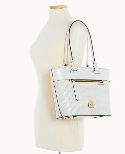 Beacon Woven Zip Tote