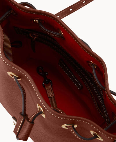 Saffiano Small Drawstring