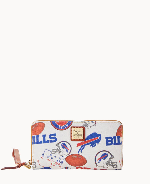 NFL Bills Large Zip Around Wristlet