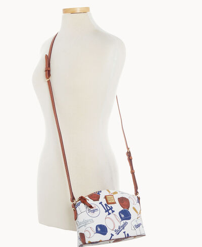 MLB Dodgers Suki Crossbody Med Wristlet