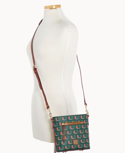 Collegiate University of Miami Small Zip Crossbody