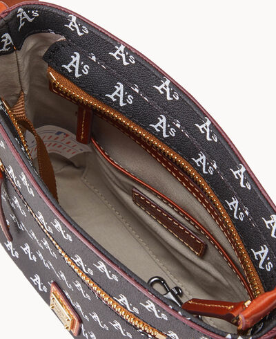 MLB Athletics Small Zip Crossbody