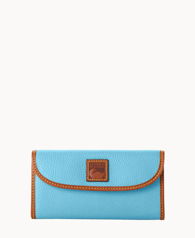 Pebble Grain Continental Clutch