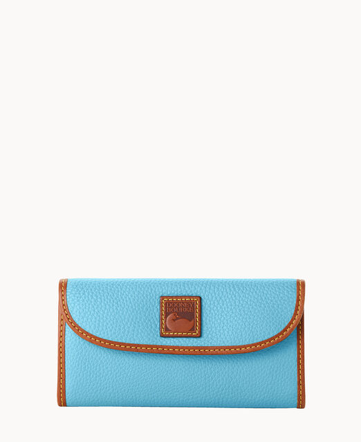 Pebble Grain Continental Clutch